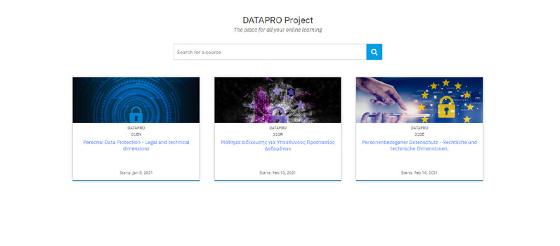 DataPro: Pilot Implementation has just started !!!